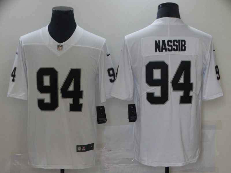 Men Oakland Raiders 94 Nassib White Nike Vapor Untouchable Limited 2021 NFL Jersey